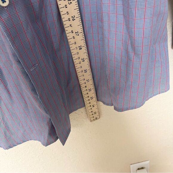 Peter Millar Long Sleeve Button Down Seaside Finish Men’s Size XL 100% Cotton - Picture 2 of 5